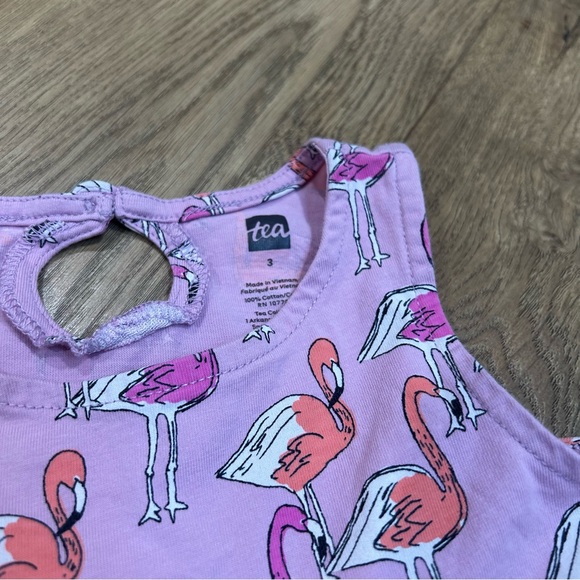tea collection flamingo print dress - Size 3 - Picture 3 of 5